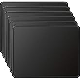 MROCO Mouse Pad 6 Pack [30% Larger] with Non-Slip Rubber Base, Premium-Textured & Waterproof Mousepad Bulk with Stitched Edge