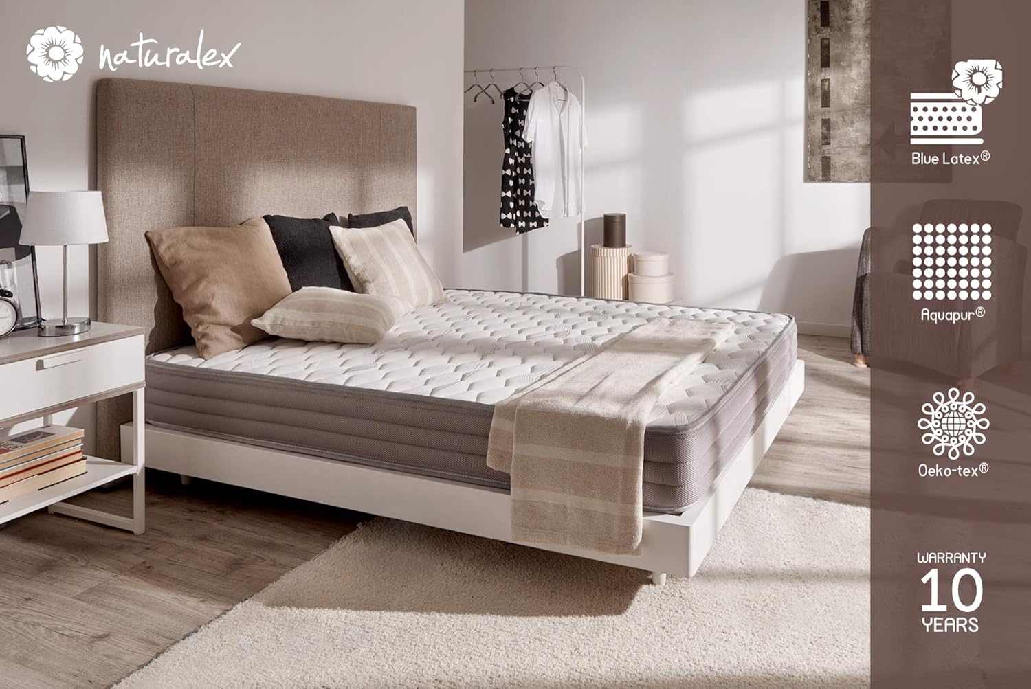 Naturalex – AEROLATEX - Materasso Matrimoniale 150x200 cm ...