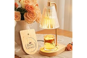 Marycele Mothers Day Birthday Gifts for Mom Mother Women, Candle Warmer Lamp with Timer, Home Decor Presents for New Mom, Wax Warmer Vintage Lamp for Jar Candles