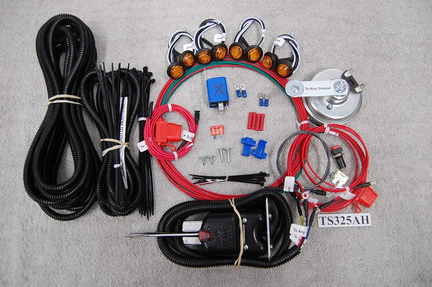 CANAM COMMANDER TURN SIGNAL & ALL AMBER LIGHT KIT w/HORN TS325AH 20112019