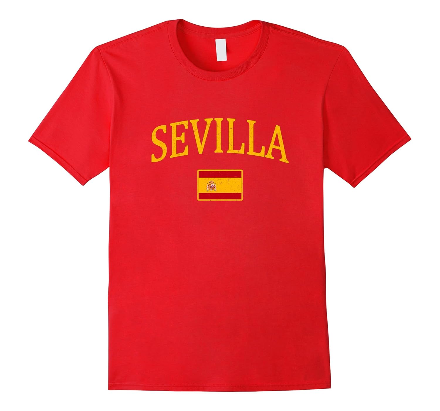 Vintage Seville Spain T-shirt Sevilla Tee Shirt-Rose