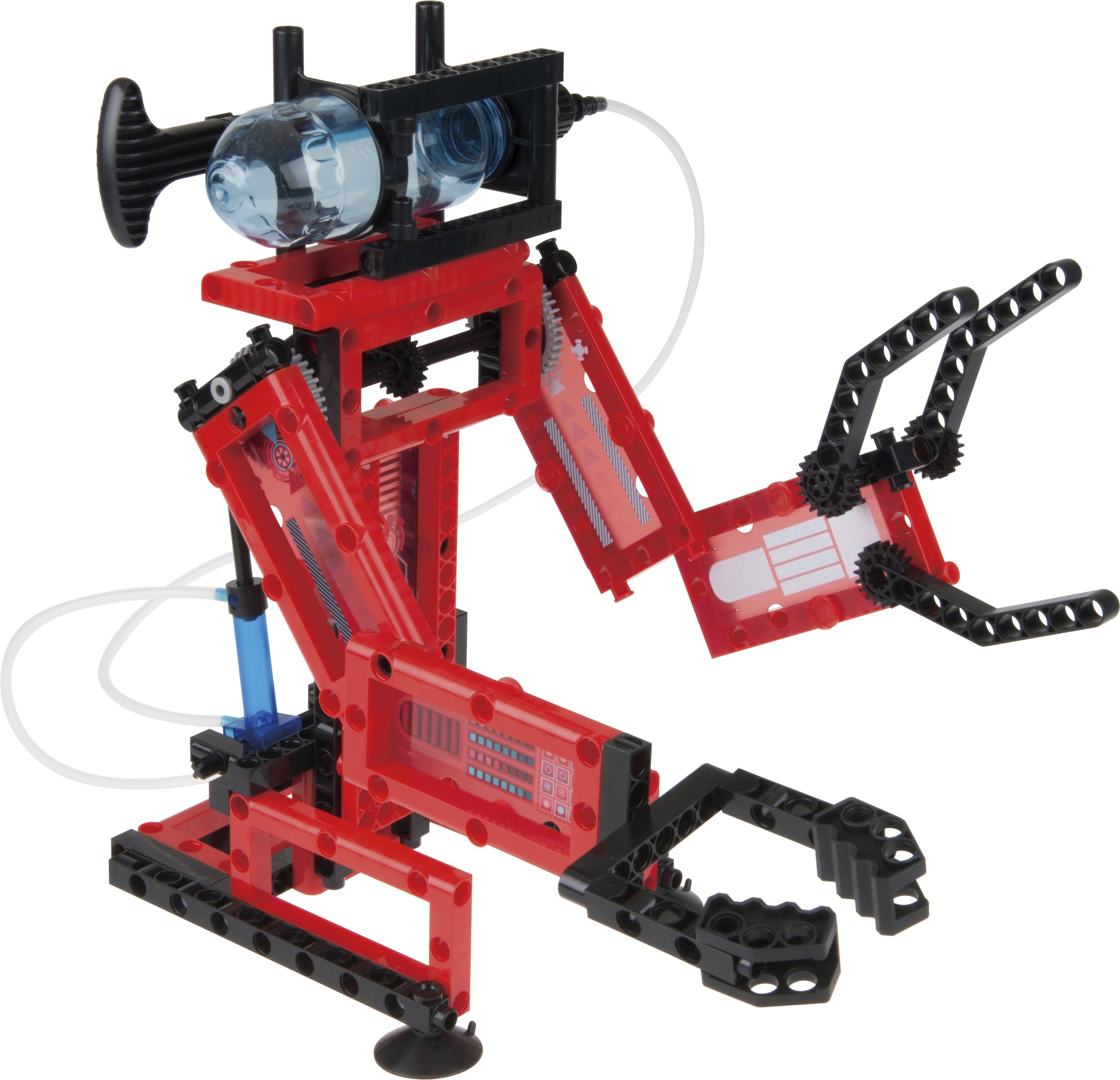 Thames & Kosmos Mechanical Engineering: Robotic Arms STEM Experiment Kit | Build 6 Pneumatic Machines | Robotic Claw, Exoskeleton Arms & More | Explore Air Pressure & Robotics | Ages 7+