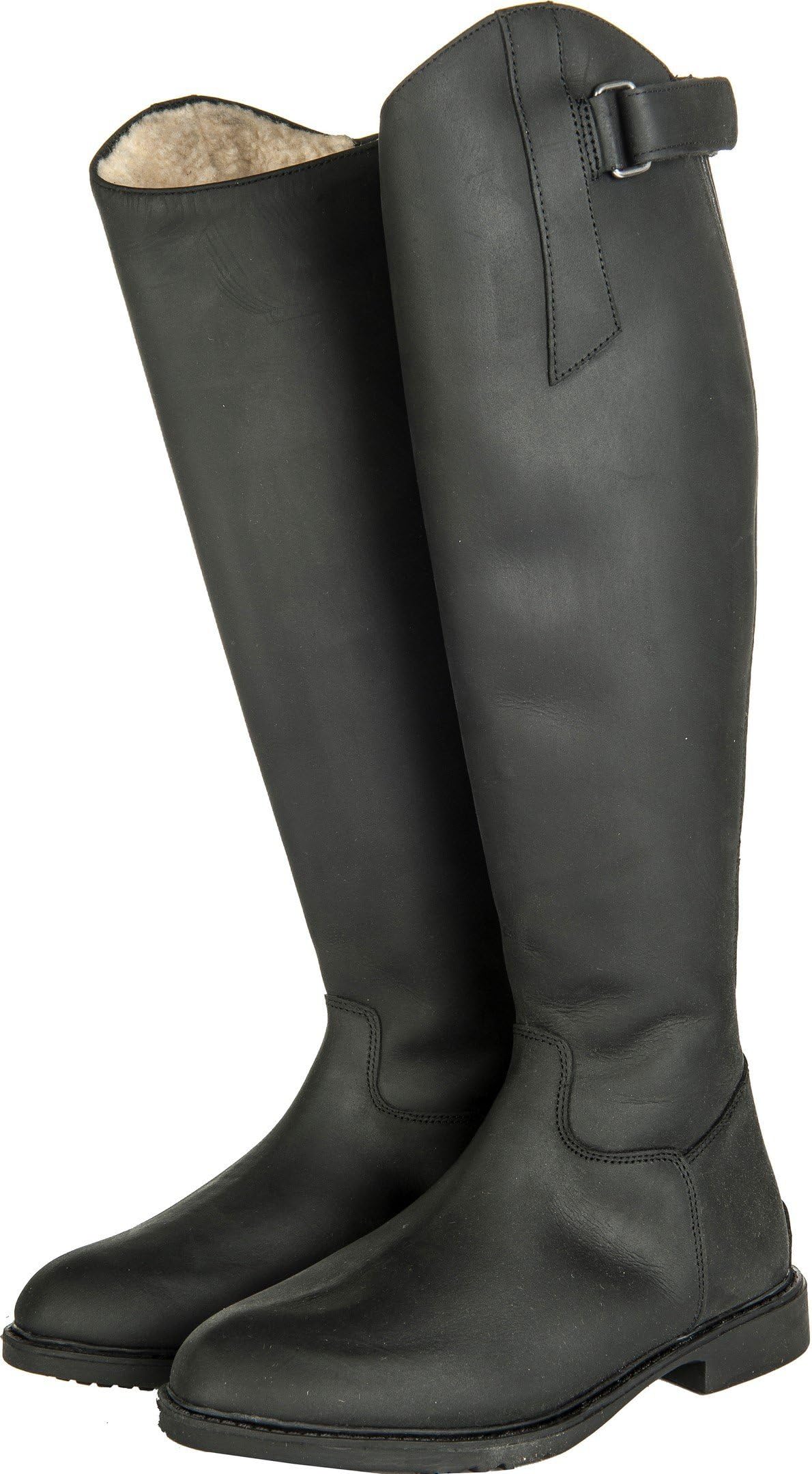 HKM 7579 Flex Country Lined Unisex Standard Length/Width Riding Boots Black