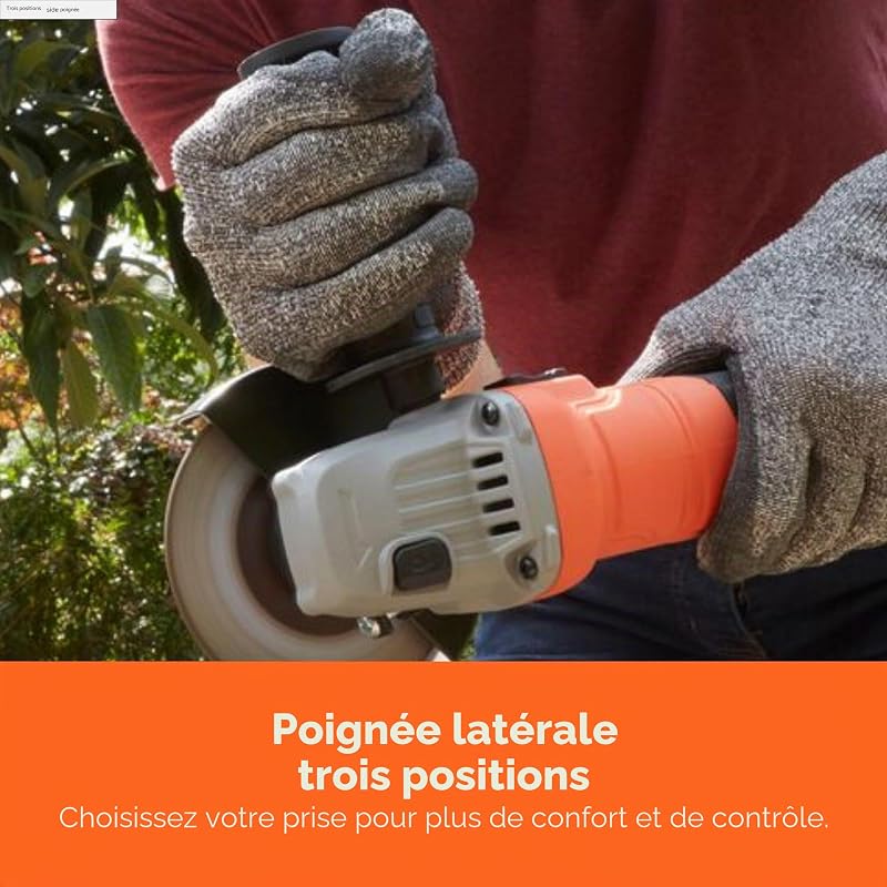 15mm 710W Compacte, meuleuse d'angle filaire, BEG010-QS