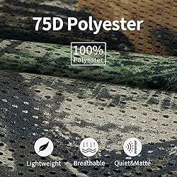 LOOGU Camo Netting, Duck Blinds Cover, Quiet Mesh