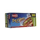 Plastico Zip 'N Close Resealable Plastic Sandwich Bags, Choose Your Own Count (100)
