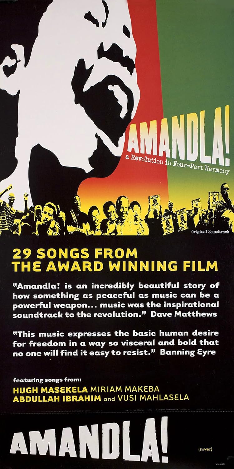 Amandla A Revolution In Four Part Harmony Amandla! A Revolution in Four Part Harmony 2002 U.S. Mini Poster at