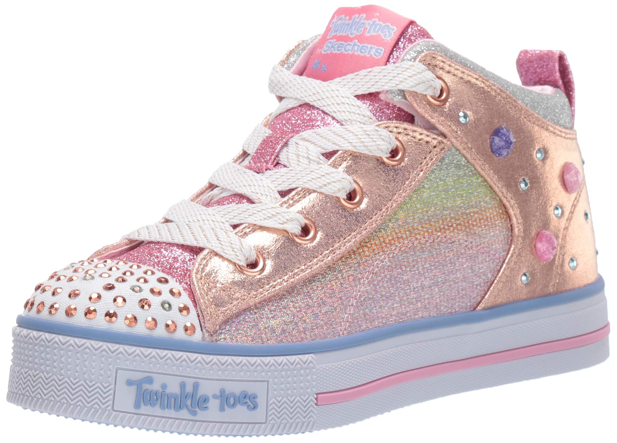 Unisex-Child Twinkle Lite-Sparkle Gem Sneaker
