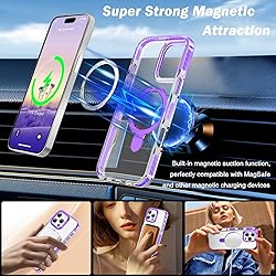 UMIONE for iPhone 16 Pro Clear Magnetic case with