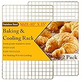 2-Pack Cooling Racks for Cooking and Baking - 10" x
