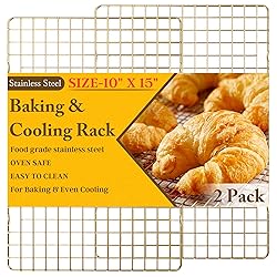 2-Pack Cooling Racks for Cooking and Baking - 10" x