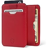 Vaultskin CHELSEA Mens RFID Blocking Slim Leather Card Wallet - Minimalist Front Pocket Cardholder