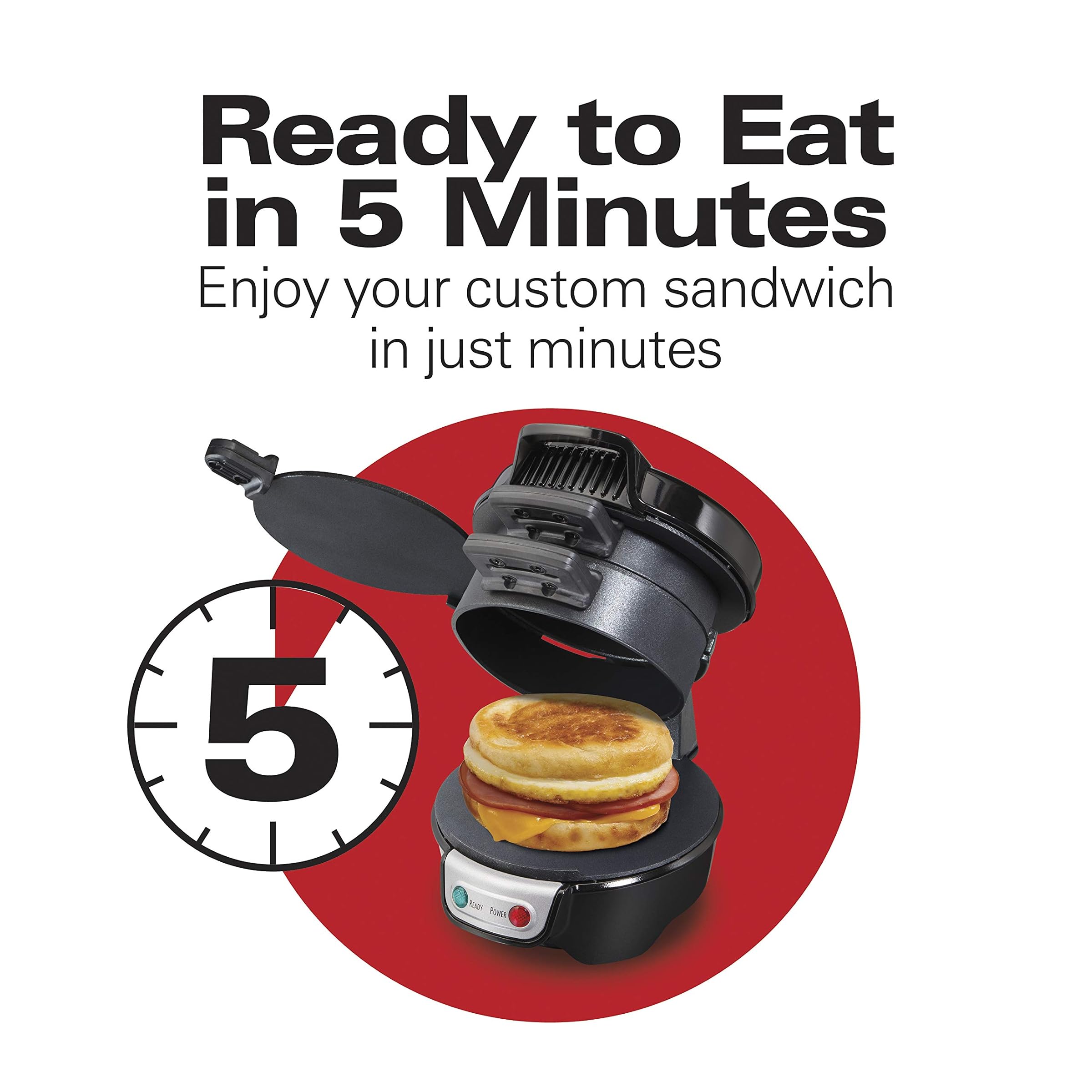 Hamilton Beach Breakfast Sanwich Maker Black