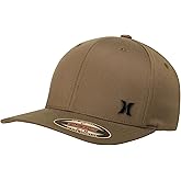 Hurley Mens Baseball Cap - Curved Brim Flexfit Ball Cap, Moisture Wicking Breathable Fitted Hat for Men