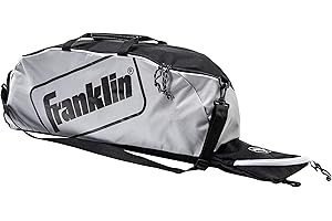 Franklin Sports Youth Baseball Bat Bag - Kids Teeball, Softball, Baseball Equipment Bag - Holds Bat, Helmet, Cleats and More