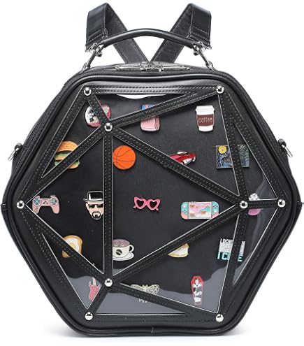 Amazon.com: KJCLNL Goth Coffin Ita Bag Pins Display Backpack 