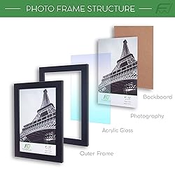 FrameWorks 24” x 30” 2-Pack Black Back-Loading