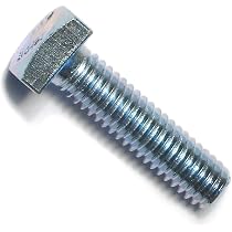 20) Square Head 5/8-11 x 2-3/4 Bolts Unplated A307 15/16 Sq