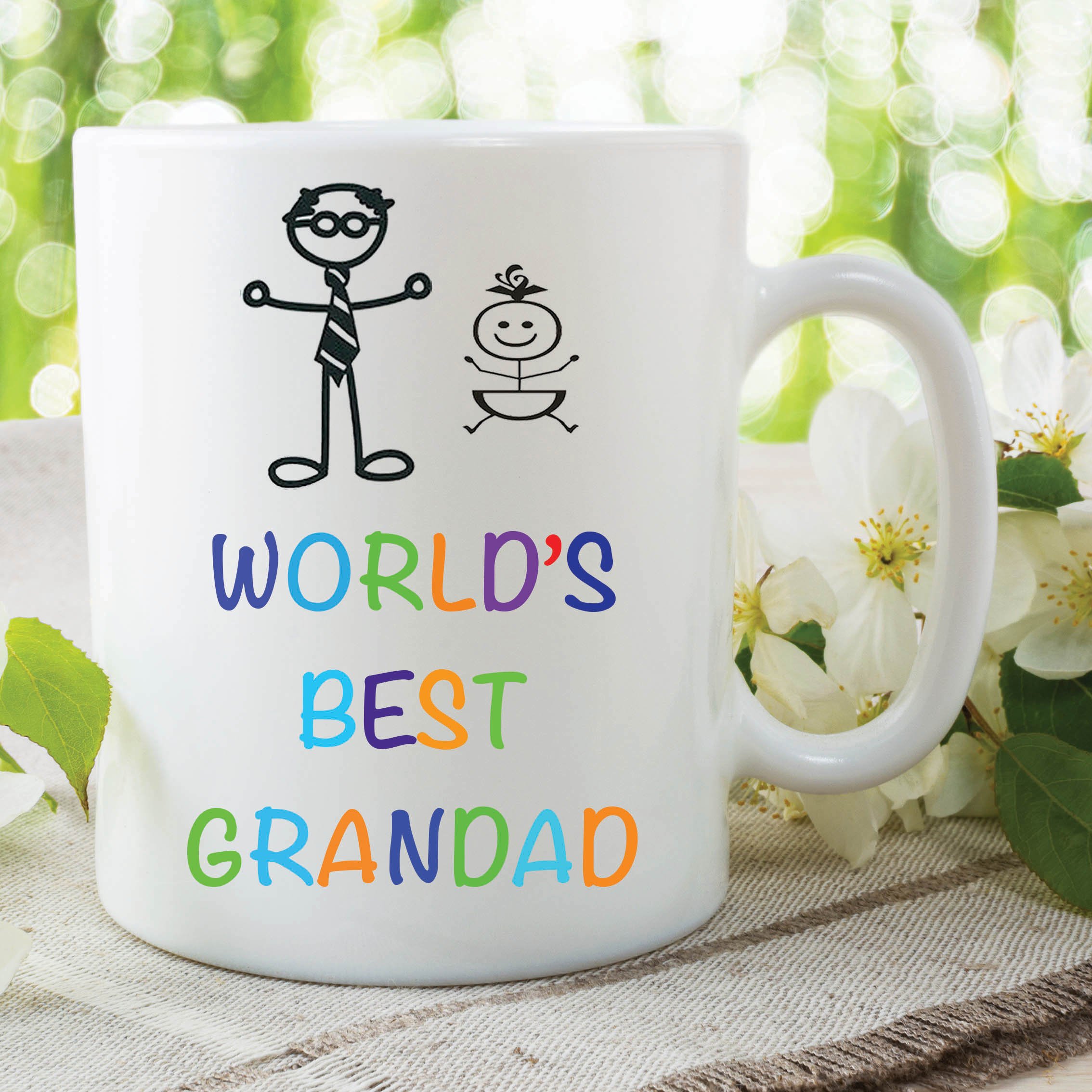 Novelty World's Best Granddad Mug Boys Father's Day Birthday Cup Gift WSDMUG436