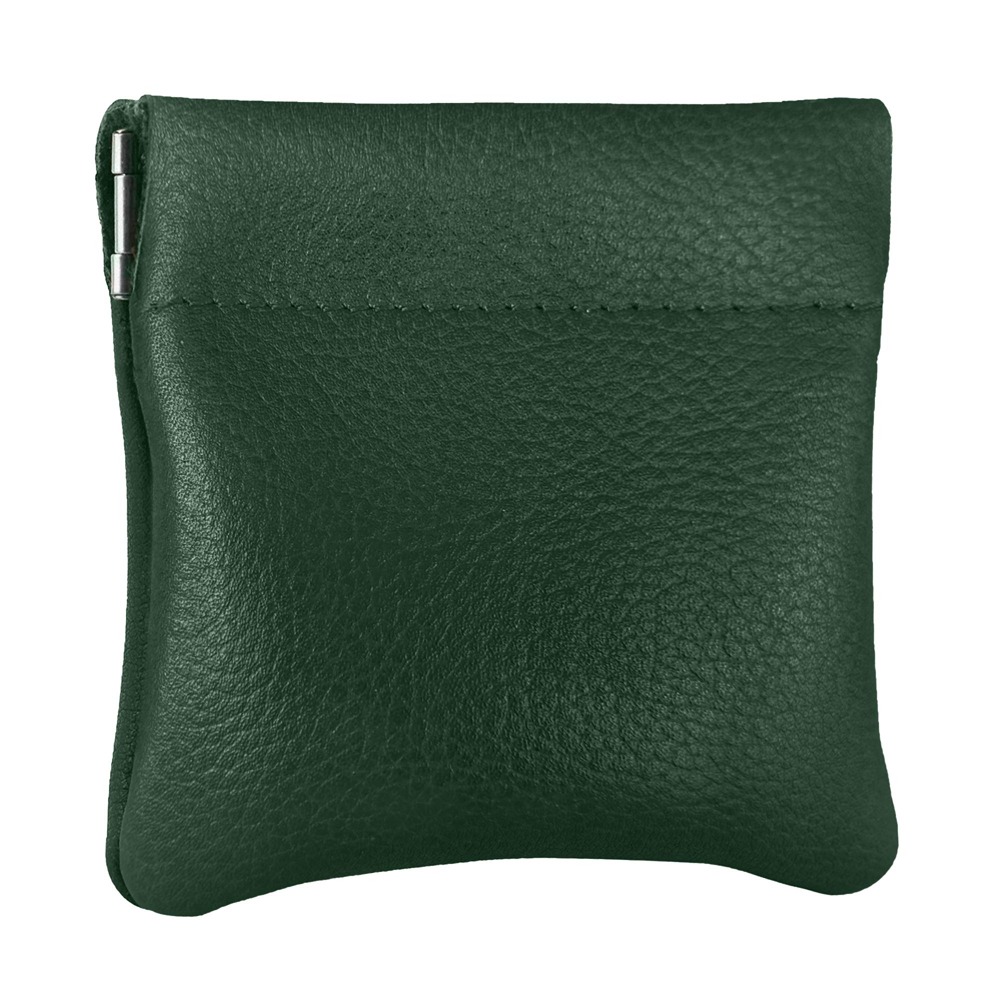 Nabob Leather Genuine Leather Squeeze Coin Purse, Pouch Made IN U.S.A. Change Holder For Men/Woman Size 3.5 X 3.5 โ image 1