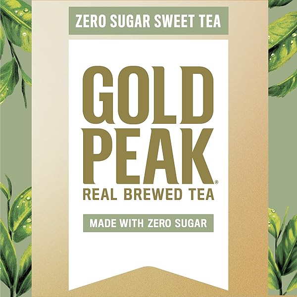 GOLD PEAK TEA, DIET TEA, 16.9 FL OZ, 6 PACK