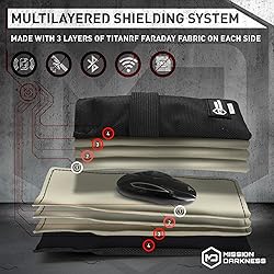 Mission Darkness Faraday Bag for Keyfobs