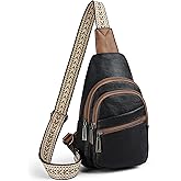 Mroede Sling Bag Crossbody Bags for Women Small Cross Body Bag Fanny Packs Chest Sling Purse for Daily Travel Leisure Sport