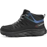 TREKKIN PLUS Men's Waterproof Slip Resistant Hiking Boots Outdoor Trail Trekking Camping Casual Walking Hunting Shoes mountaineering backpacking Travel Mid Ankle Lace up