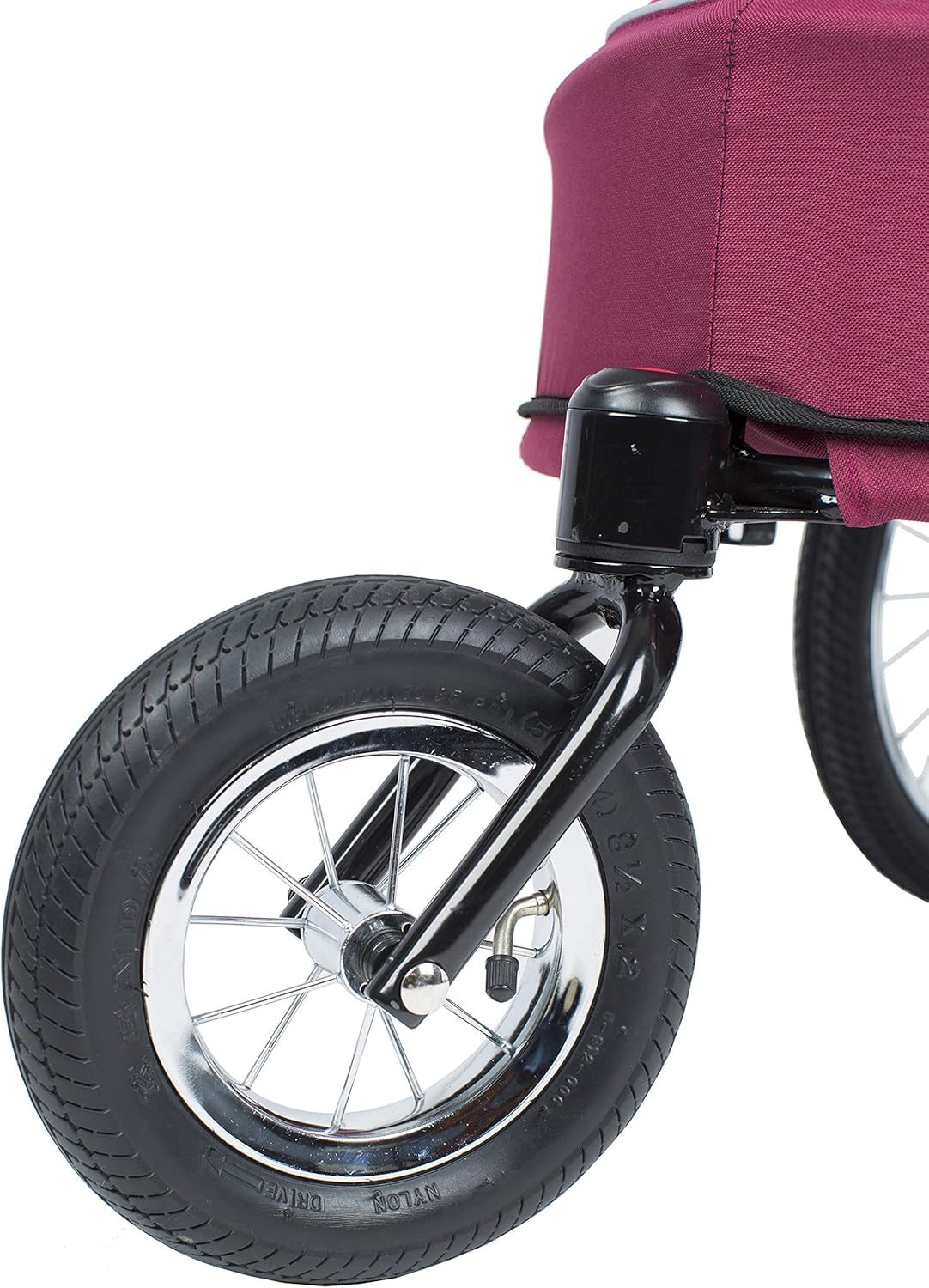 PETIQUE All Terrain Jogger-Blazin' Berry Pet Stroller, Blazin' Berry, One Size (JG01100103) : Pet Supplies
