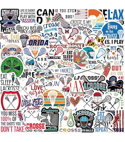 Lacrosse Mom Sticker - 3 Inch Waterproof Vinyl Decal For Car, Laptop & Water Bottle