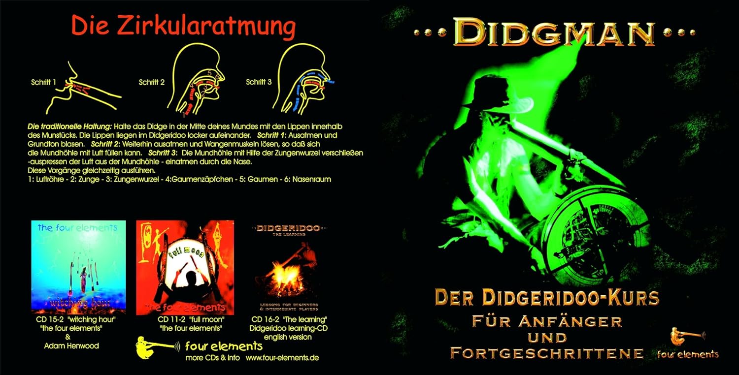 Holz Didgeridoo Jackfruit Baum Lange 130cm Punkt Und Tierbemlaung Inkl Lern Cd Didgman 1 Amazon De Musikinstrumente