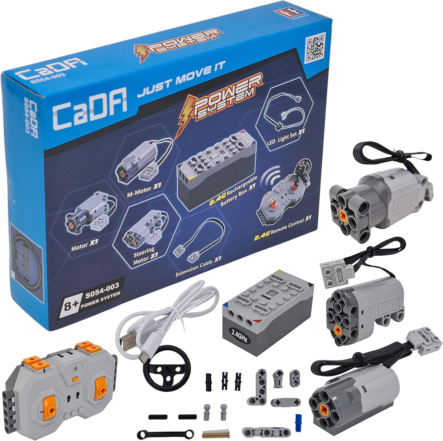 CaDA System inkl. 3 Motoren, LED, AkkuBox & 2.4Ghz Fernsteuerung