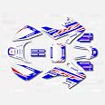Red White & Blue Shift Graphic Kit fit Honda 0412 CRF50