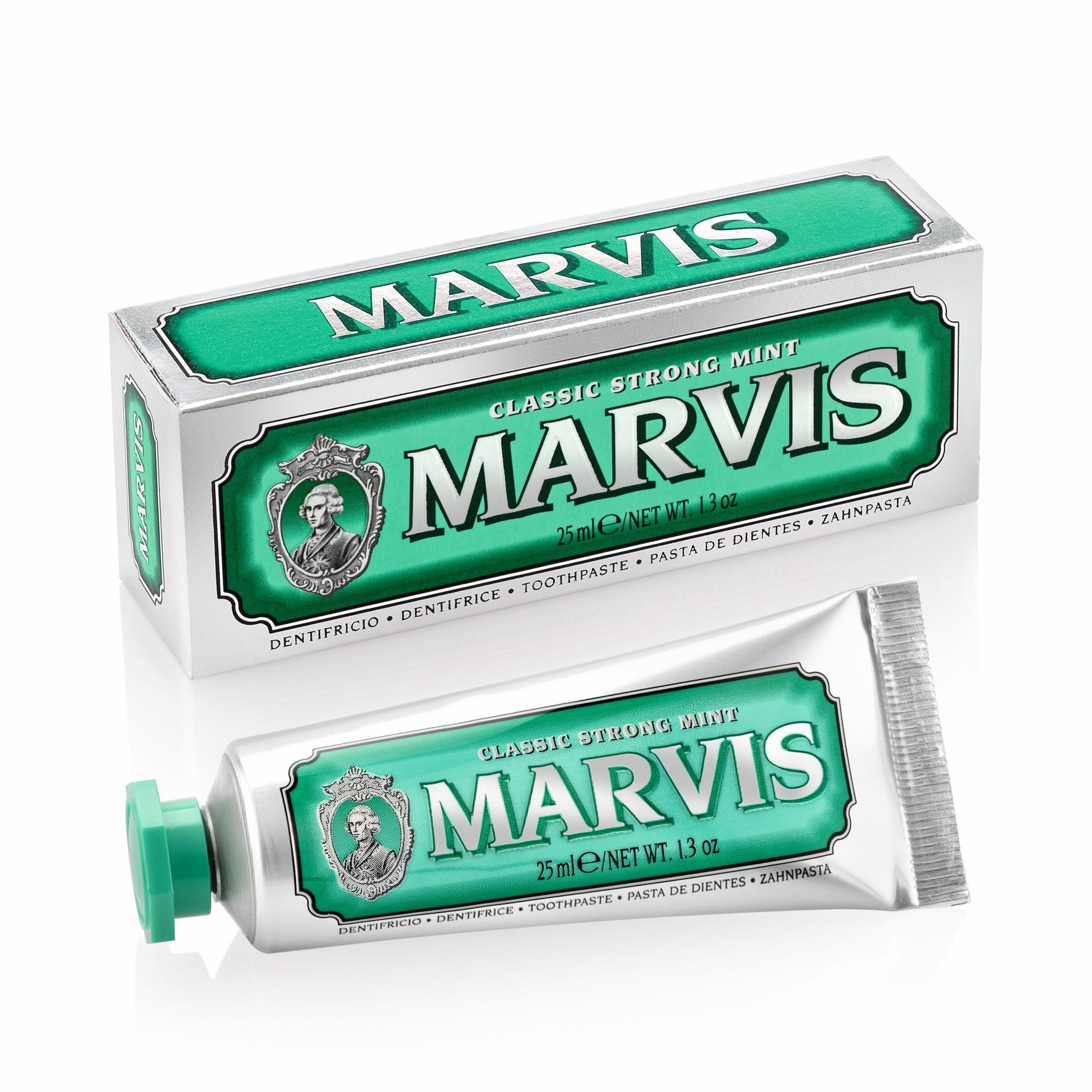 Photo 1 of Marvis Classic Strong Mint Toothpaste, 1.3 oz