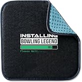 CybGene Bowling Ball Towels to Wipe Off Balls, Funny Microfiber Bowling Towel Accessories