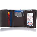 Alpine Swiss RFID Mens Theo Trifold Wallet Deluxe