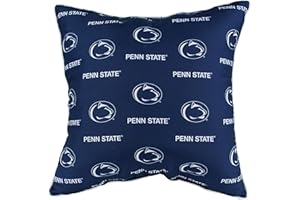 College Covers Pair Decorative Pillow, 2 Count (Pack of 1), Penn State Nittany Lions