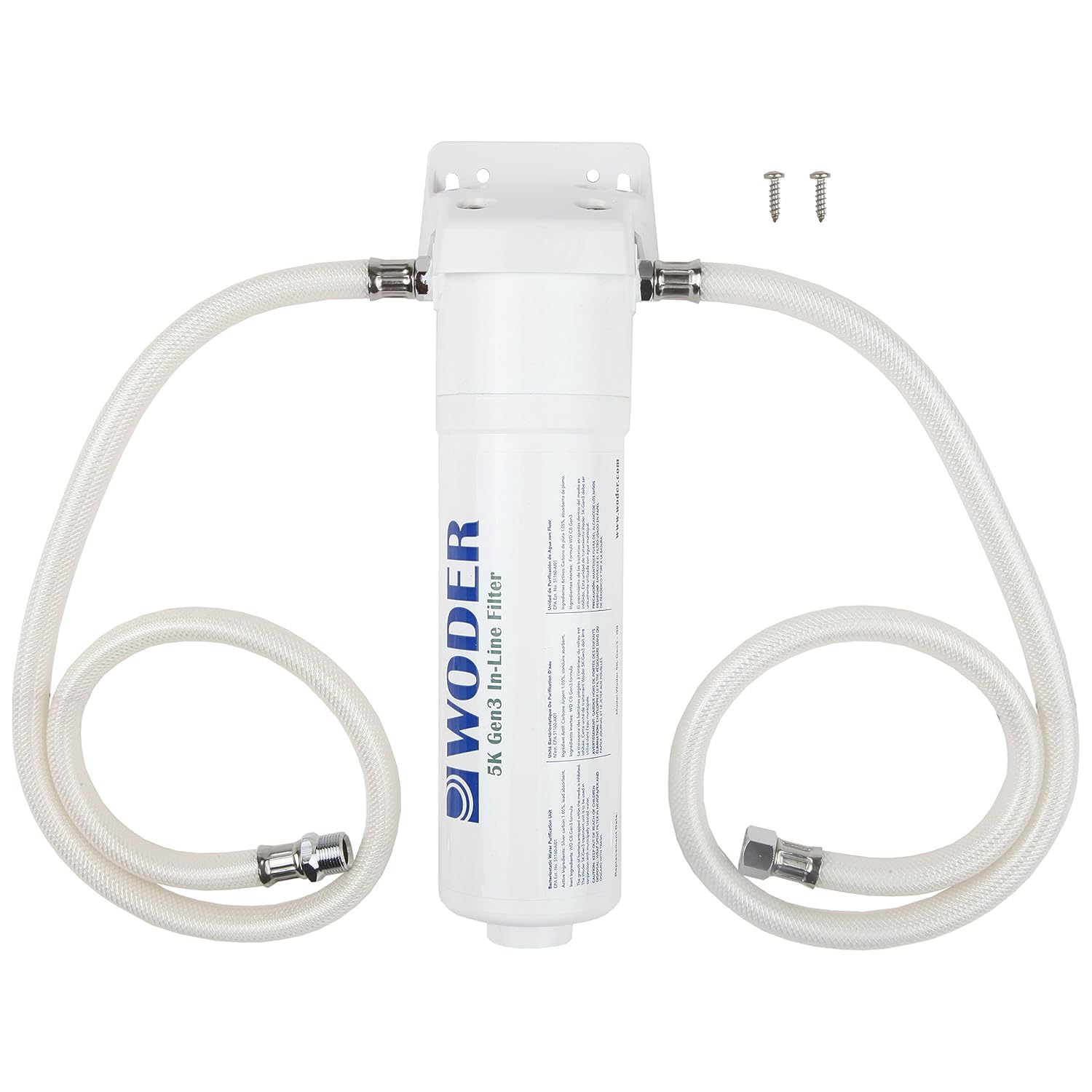 Woder 5KGen3DC Direct Connect Under Sink Water Filter 5000gal