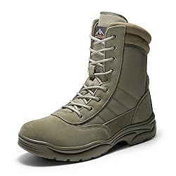 NORTIV 8 Men's Military Tactical Work Boots Side