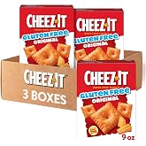 Cheez-It Baked Snack Crackers, Gluten Free, Original (3 Boxes) | Lunch Snacks, Certified Gluten Free By GFCO, Made With 100% Real Cheese, Loaded With A Burst Of Cheesy Flavor