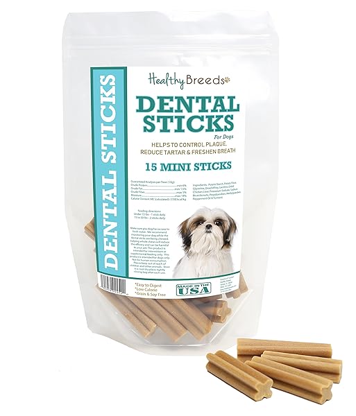 HEALTHY BREEDS SHIH TZU DENTAL STICKS MINIS 15...