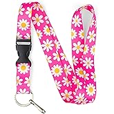 Limeloot Lanyard for Keys, ID Badge, Accessories | Neck Lanyard for Men and Women with Quick Release Buckle and Flat Ring