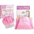 Set Regalo Princess Chef Tickle &amp; Main - Grembiule, Cappello, Libro E Ricettario Per Bambine 3-7 Anni