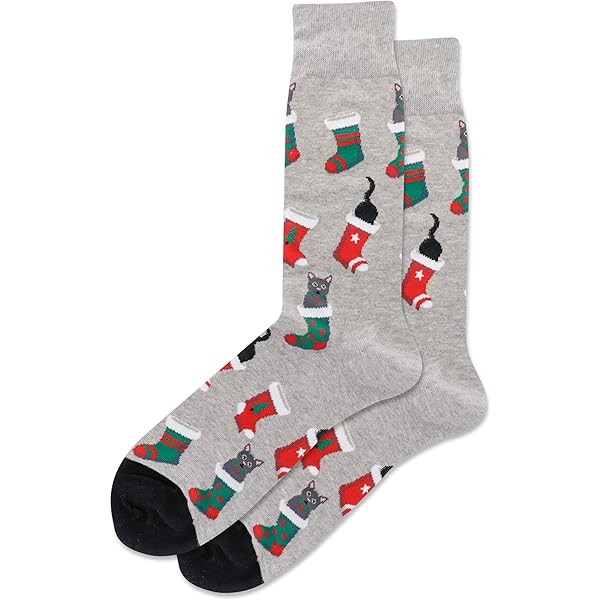 Calzini Natalizi Non Abbinati Unisex Many Mornings - Design Divertente Con Dolci E Babbo Natale - 2