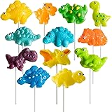 Prextex Dinosaur Lollipops Party Favors Dinosaur Suckers Pack of 12