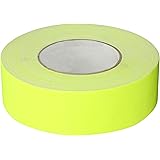 Polyken 510 Rubber Premium Grade Gaffer's Tape, 45m Length x 48mm Width, Neon Yellow