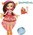 Figurine Enchantimals Pailletée 'Cackle' Le Poisson Rouge - Blister Neuf De 2019 - Marque Mattel, Série Fashionistas