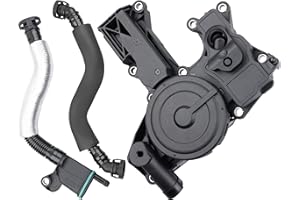 PCV Valve Engine Crankcase Vent Oil Separator Breather Hose 3-Piece Replace 06H103495AB, 06H103495AH, 06H103495B Compatible w