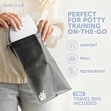 Jool Baby Folding Travel Potty Seat Girls Fits Round & Oval Toilets view 3