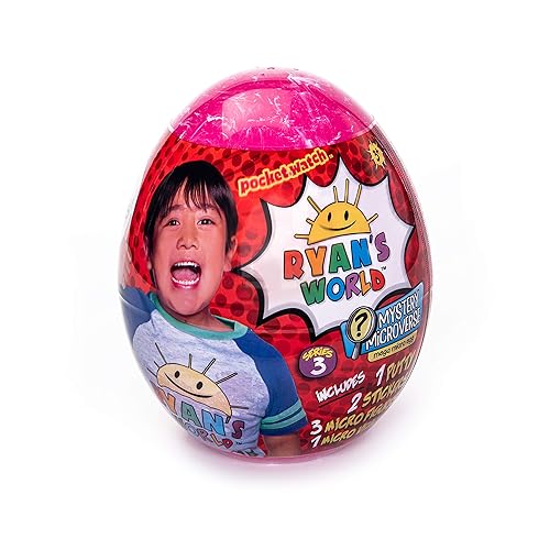 Ryan's World Mega Microverse Egg Series 3, Mystery Egg, Surprises